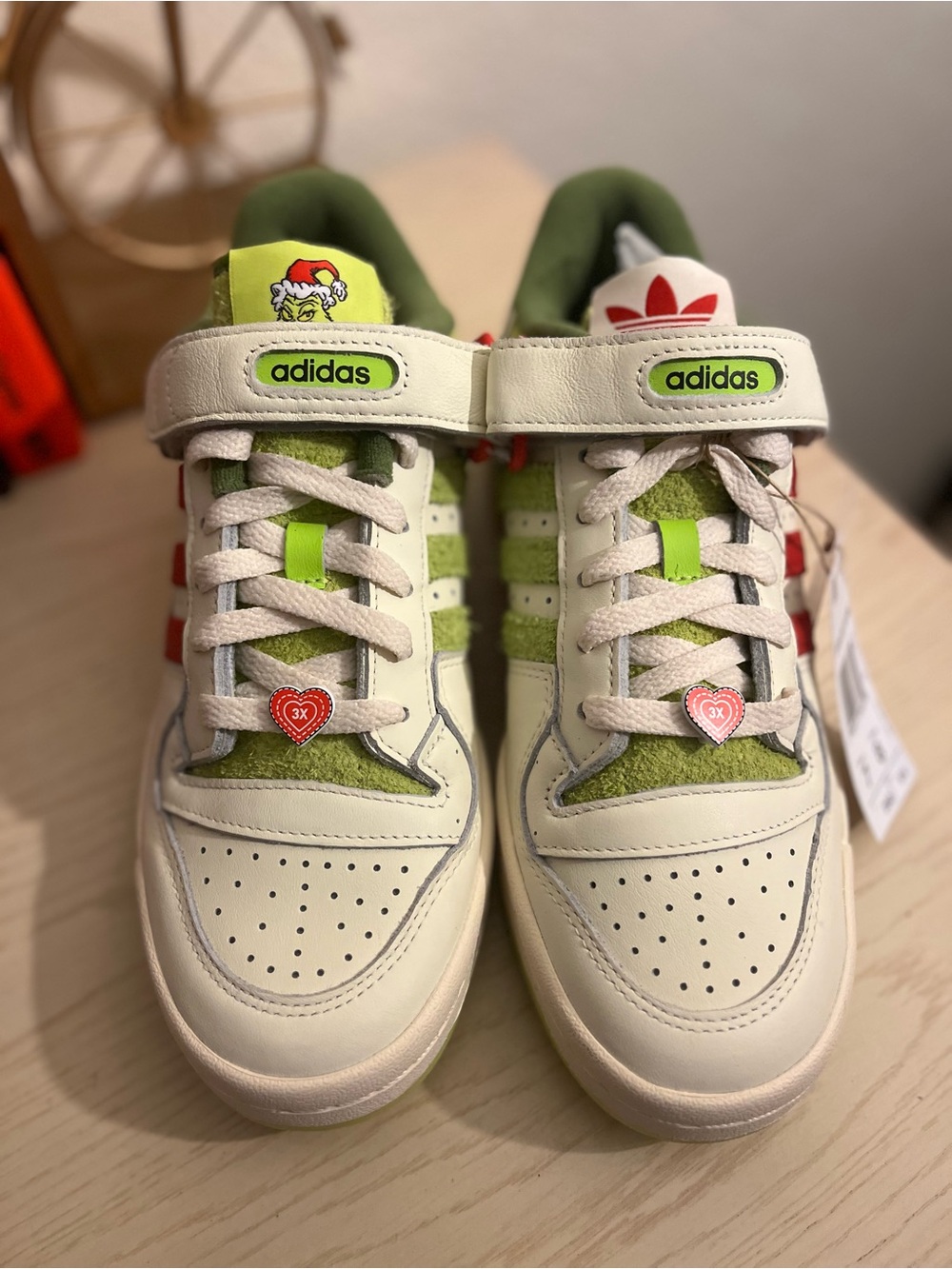 adidas forum low x the Grinch, Green & Red Low-Top Sneakers
